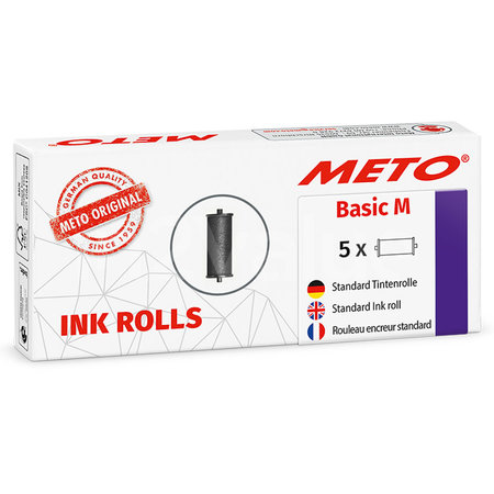 METO Rouleaux d'encre Meto Basic Taille : M (par 5 pièces)