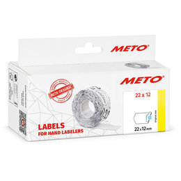 METO Meto Basic étiquettes blanc 22x12mm adhésif pour congélation (6x1000 pcs)