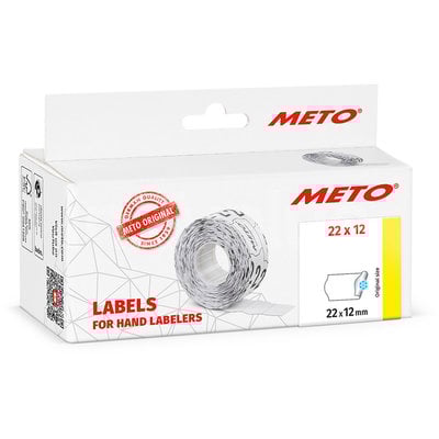 METO Meto Basic étiquettes blanc 22x12mm adhésif pour congélation (6x1000 pcs)