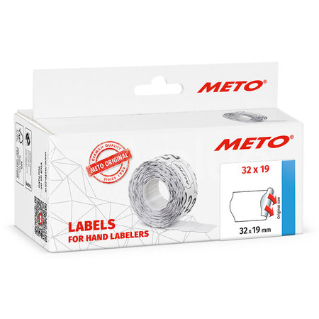 METO Meto Classic etiketten wit 32x19mm permanente lijmlaag (5x1000 stuks)