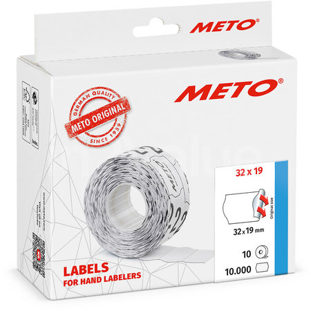 METO Meto Classic étiquettes blanc 32x19mm adhésif permanent (10x1000 pcs)