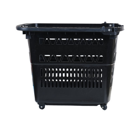 In2Value B.V. Panier d'achat 52L Noir (RAL 9005) 4 roulettes