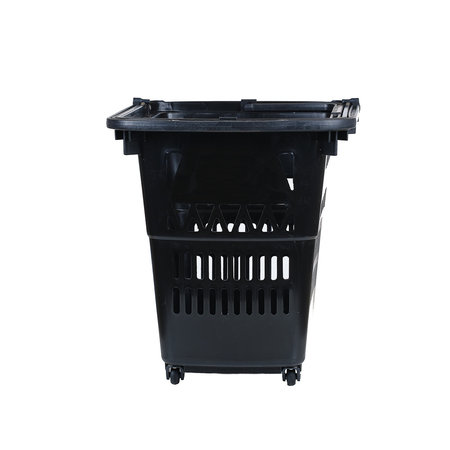 In2Value B.V. Panier d'achat 52L Noir (RAL 9005) 4 roulettes
