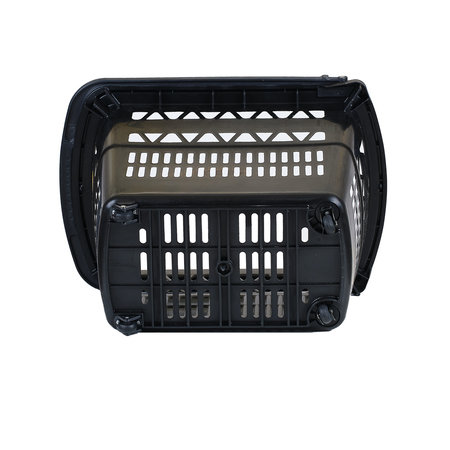 In2Value B.V. Panier d'achat 52L Noir (RAL 9005) 4 roulettes