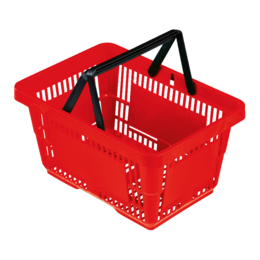 In2Value B.V. Panier 22L Rouge 2 Poignées