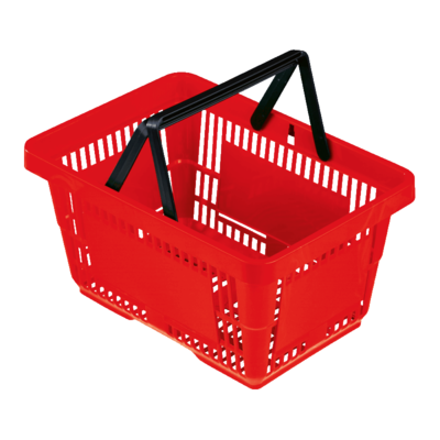 In2Value B.V. Panier 22L Rouge 2 Poignées