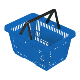 In2Value B.V. Panier 22L Bleu 2 Poignées