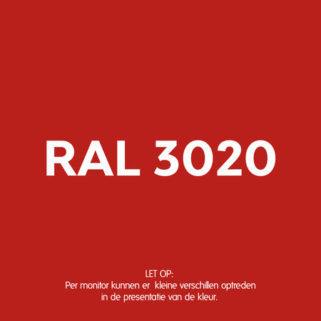 In2Value B.V. Panier d’achat 28L Rouge (RAL 3020) 4 roulettes