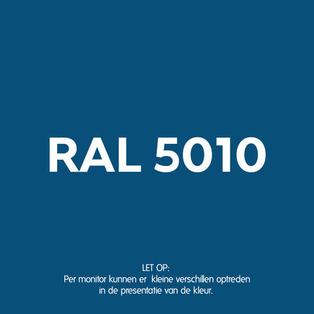 In2Value B.V. Panier d'achat 52L Bleu foncé (RAL 5010) 4 roulettes