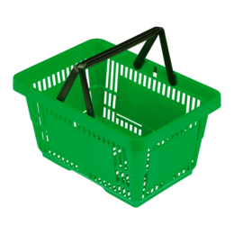 In2Value B.V. Panier 22L Vert (RAL 6018) 2 Poignées