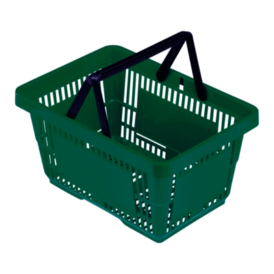 In2Value B.V. Panier 22L Vert (RAL 6029) 2 Poignées