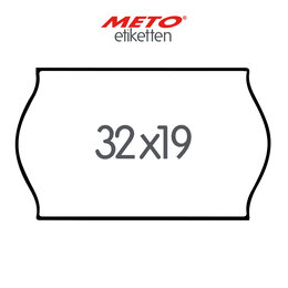 METO Meto Etiquettes de prix blanc 32x19mm (1000 pcs, min 15 rlx)