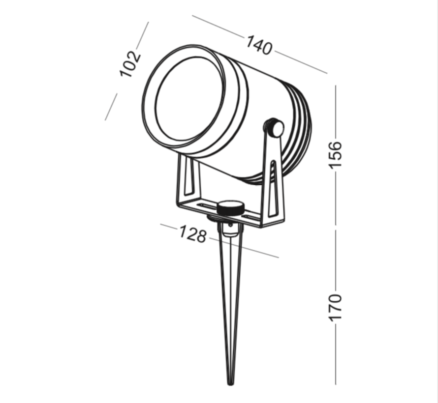 Prikspot Piston LED