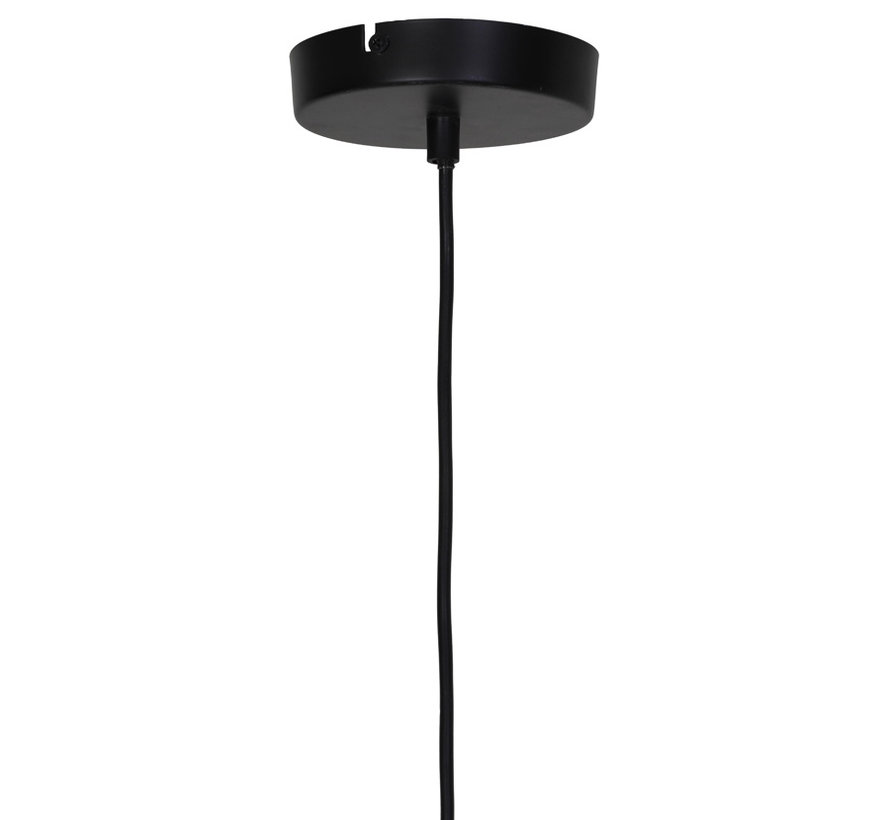 Hanglamp Reilley rond Ø30 mat zwart