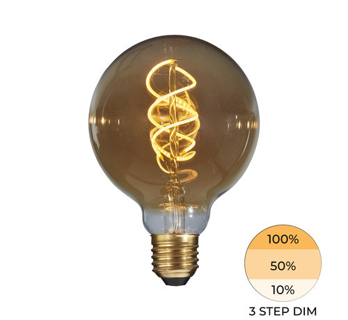 DMQ DMQ LED Lamp G80 5W 3-Stap Dimbaar