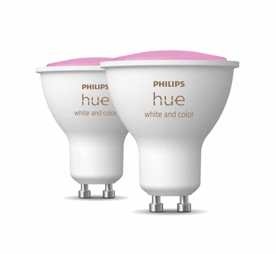 Philips Hue GU10 Duopack - White and Color Ambiance - 2 lampen - Bluetooth