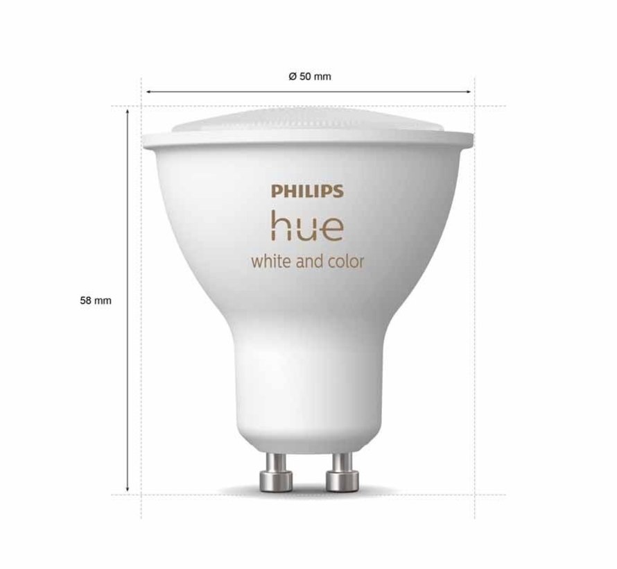 Philips Hue GU10 Duopack - White and Color Ambiance - 2 lampen - Bluetooth