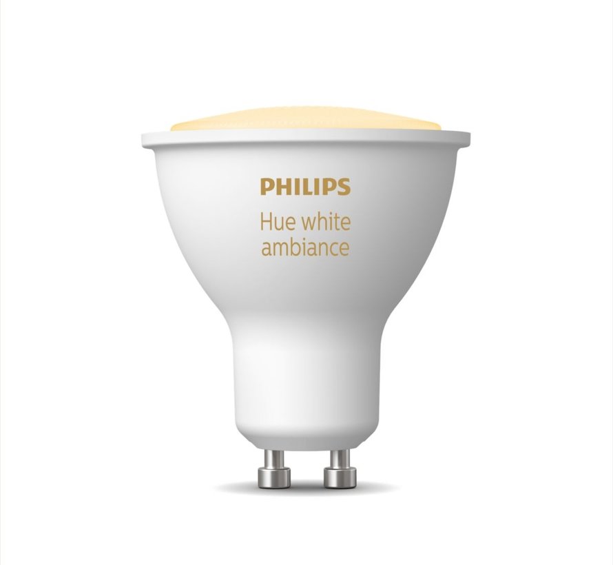 Philips Hue GU10 Duopack - White Ambiance - 2 lampen - Bluetooth