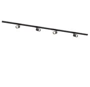 DMQ Complete set Rail - 2 meter - 4x Swift GU10 Railspot - Zwart