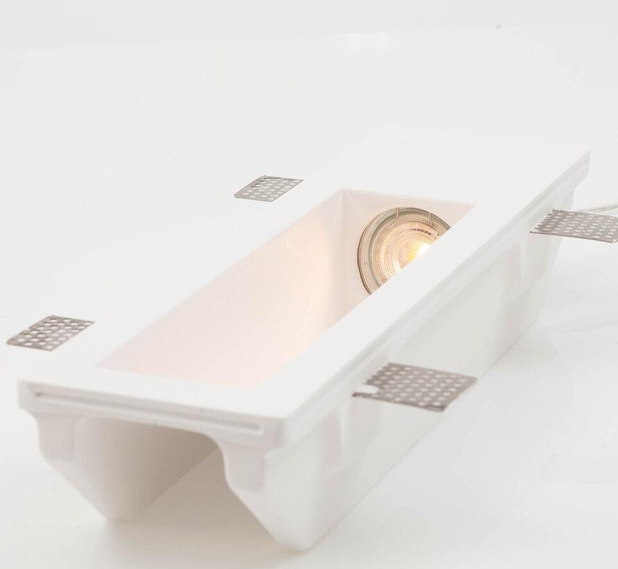 Trimless trapverlichting - Gips - GU10