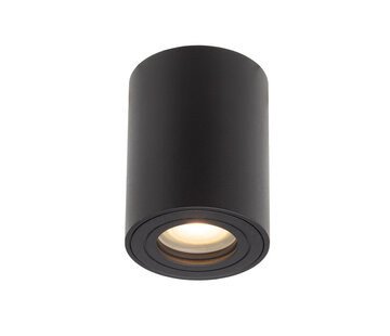 DMQ DMQ Plafondspot Badkamer Zwart - Ø 8 cm - IP65 - GU10