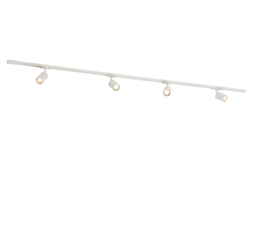 DMQ Complete set Rail - 2 meter - 4x Swift GU10 Railspot - Wit