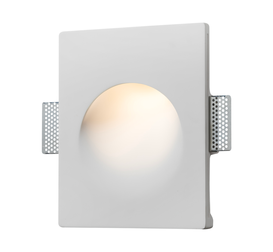 Trimless trapverlichting - Rond Gips - GU10