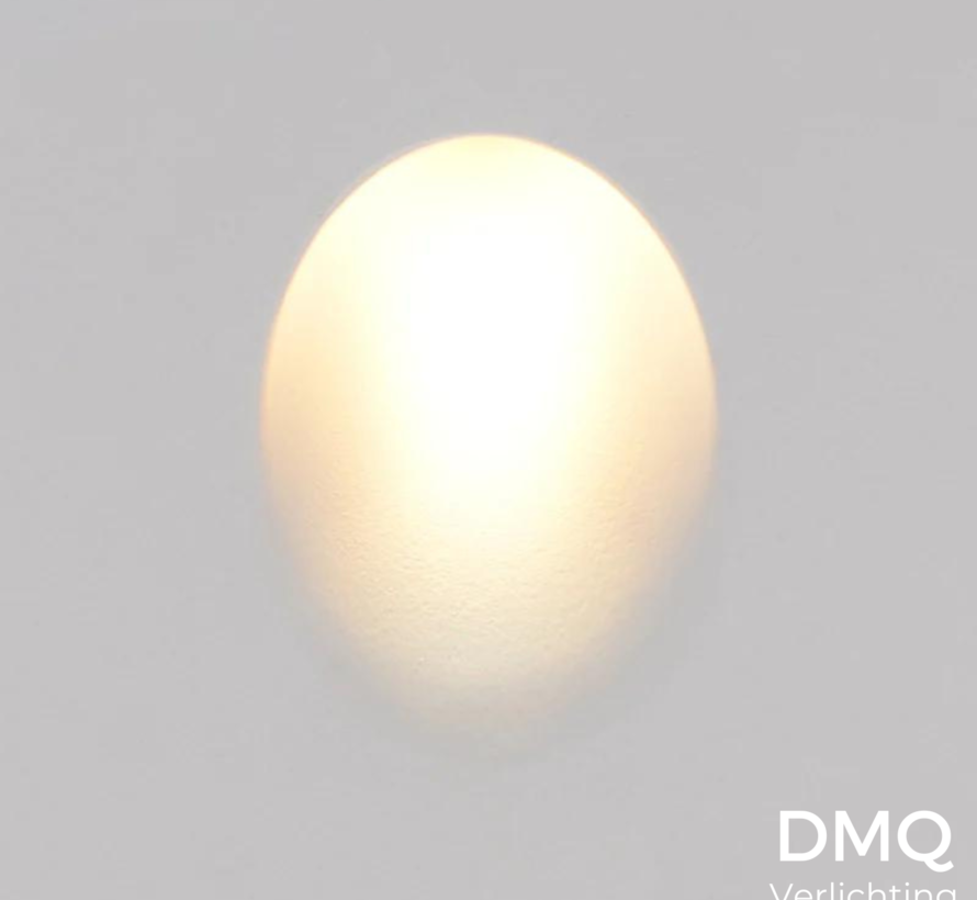 Trimless trapverlichting - Rond Gips - GU10