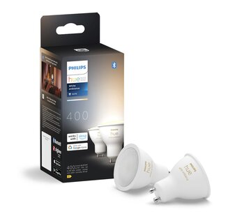 Philips Philips Hue GU10 Duopack - White Ambiance - 2 lampen - Bluetooth