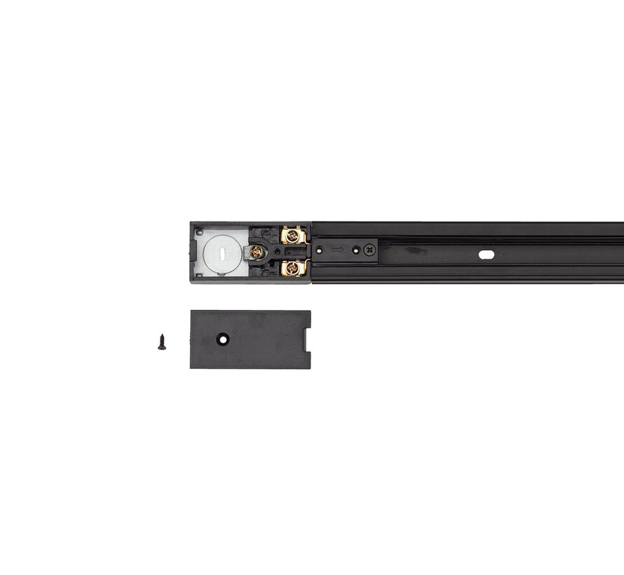 Track Rail 2 meter - 1-Fase - Zwart