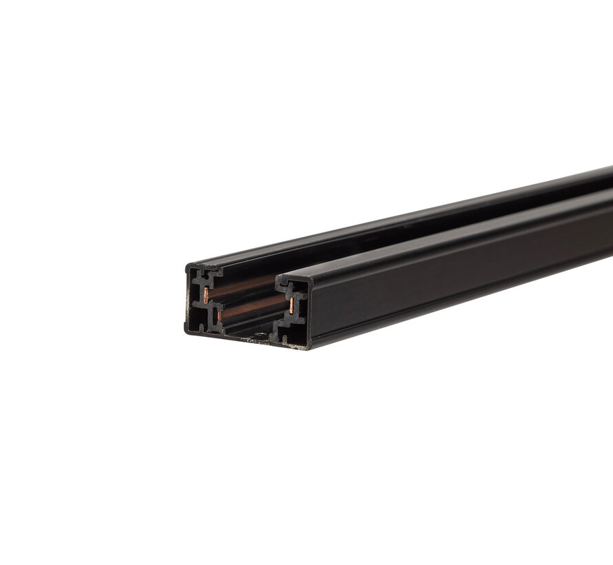 Track Rail 2 meter - 1-Fase - Zwart