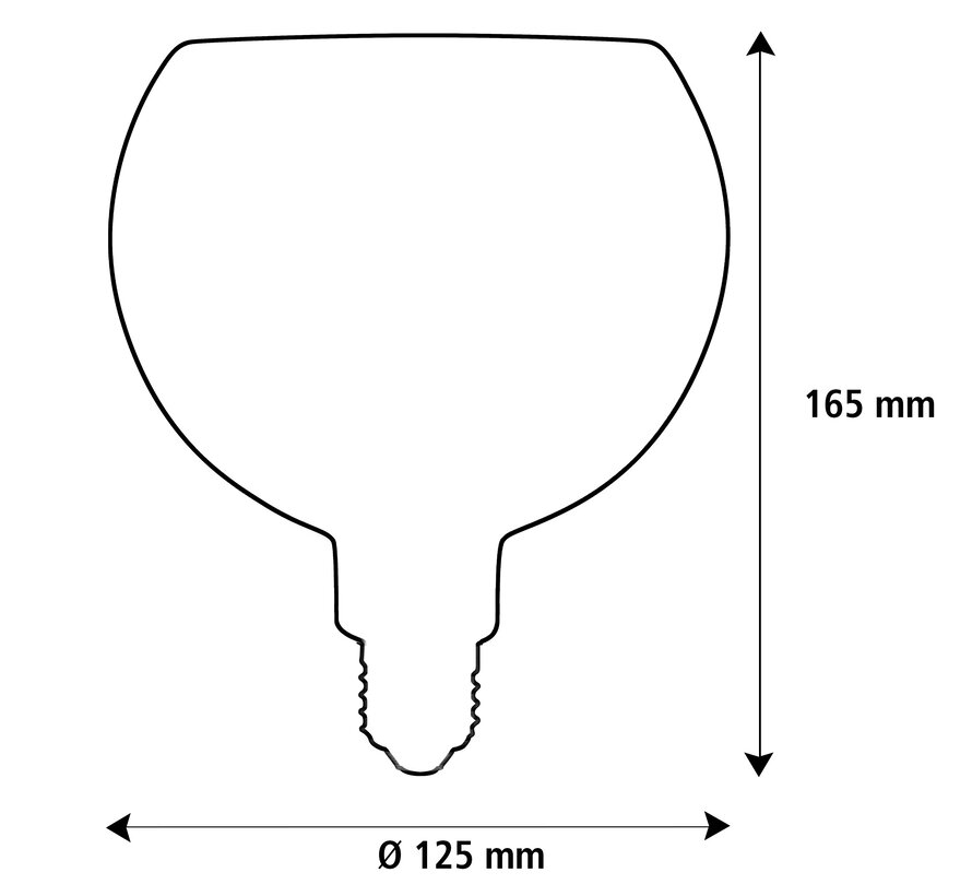 Segula Floating Globe G125 - E27 - Clear