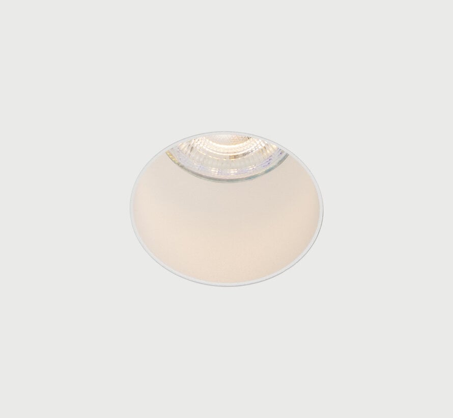 Trimless inbouwspot GU10 Myra Rond Wit - IP44