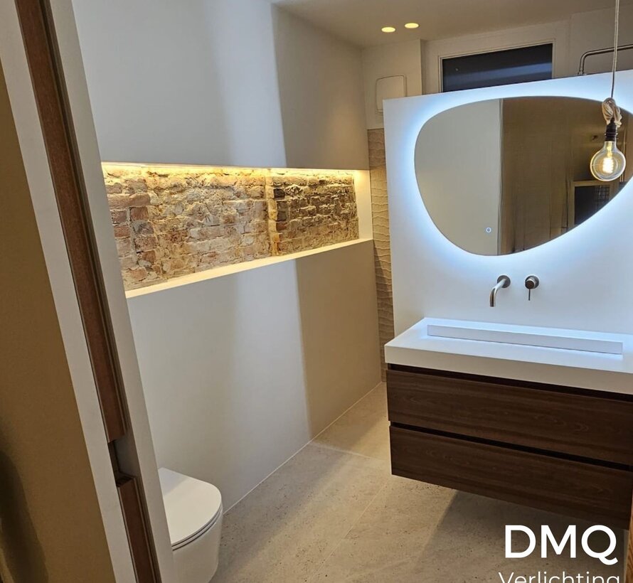 Trimless inbouwspot GU10 Myra Rond Wit - IP44