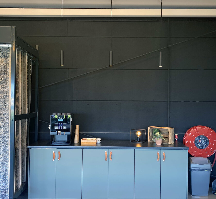 Hanglamp Elmont Tube Mat Brons