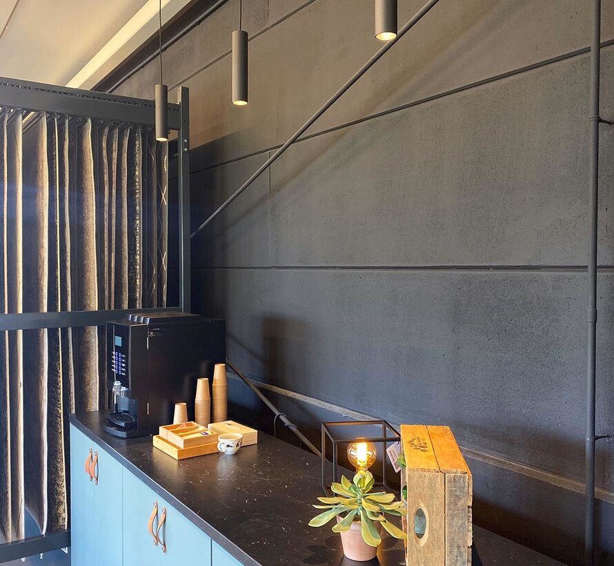 Hanglamp Elmont Tube Mat Brons