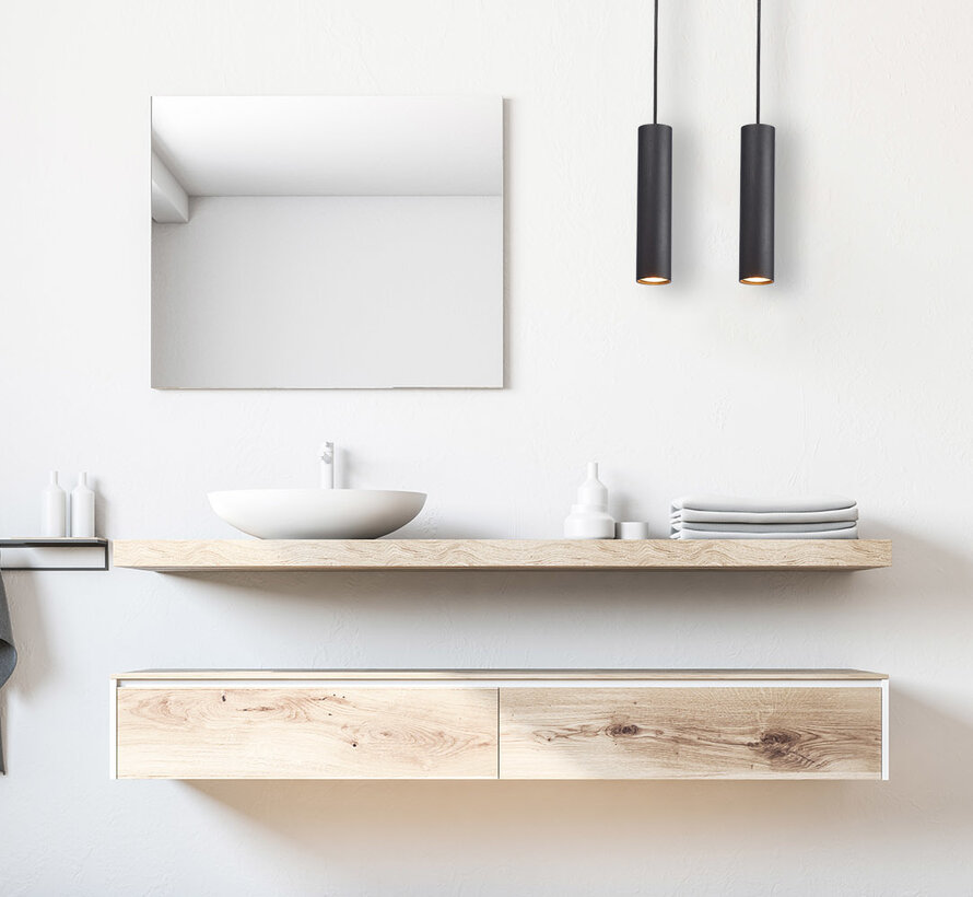 Hanglamp Elmont Tube Mat Brons