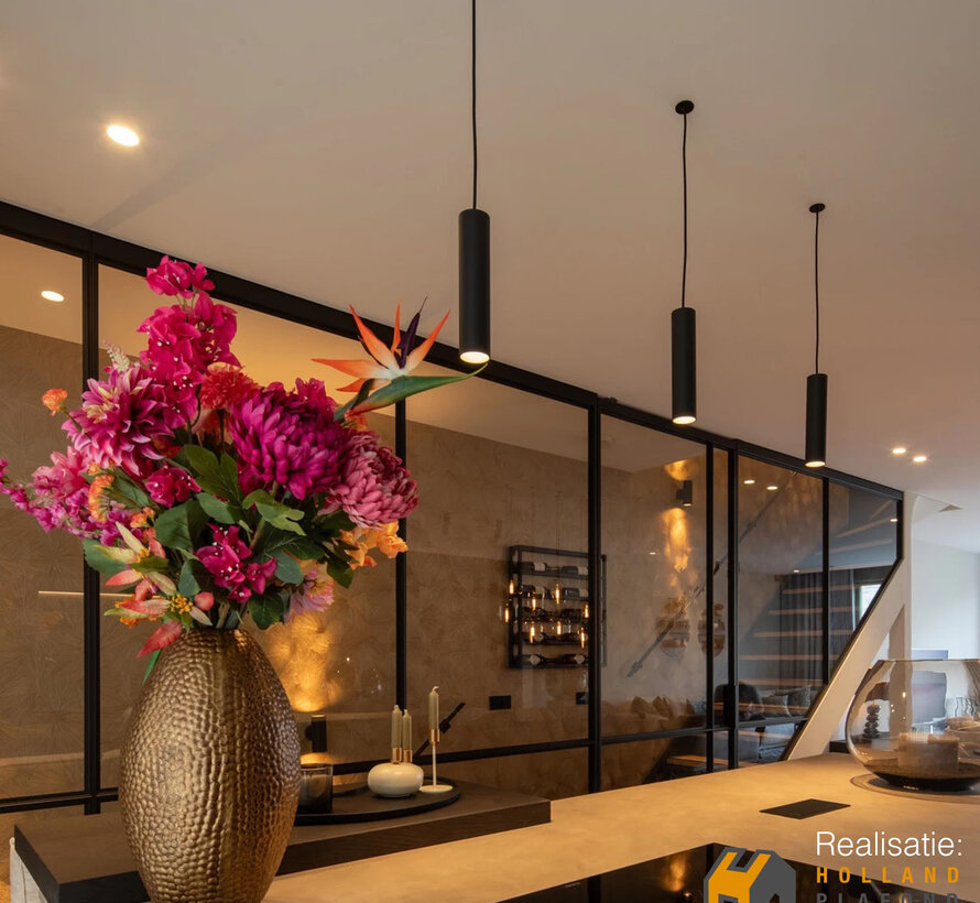 Hanglamp Elmont Tube Mat Brons