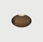 DMQ Trimless inbouwspot GU10 Moon 1 Rond - Geborsteld brons
