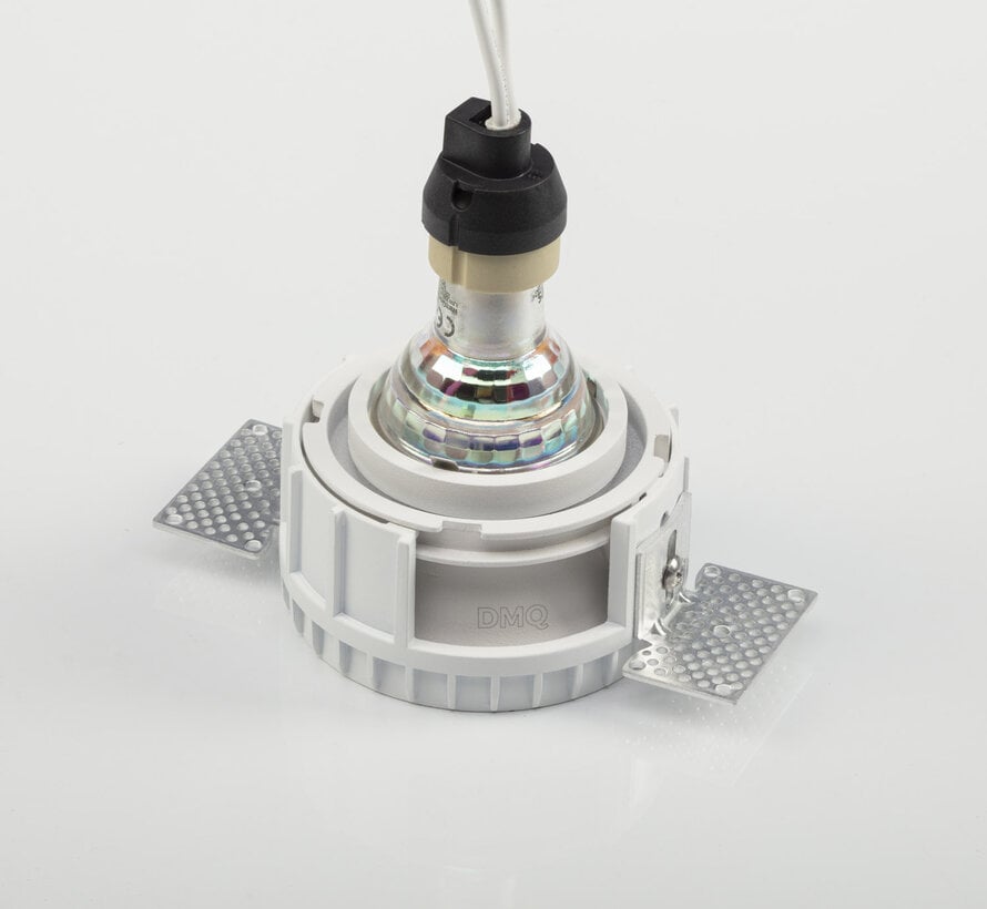 Trimless inbouwspot GU10 Moon 1 Rond Wit