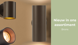 Nieuw in assortiment: bronzen verlichting