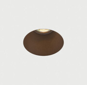 DMQ Trimless inbouwspot GU10 Moon 1 Rond - Mat brons