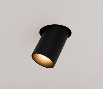 DMQ Trimless inbouw richtspot GU10 Moon 1 Zwart