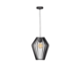 Duro Hanglamp Zwart – Lamellen Design Ø35 cm – E27