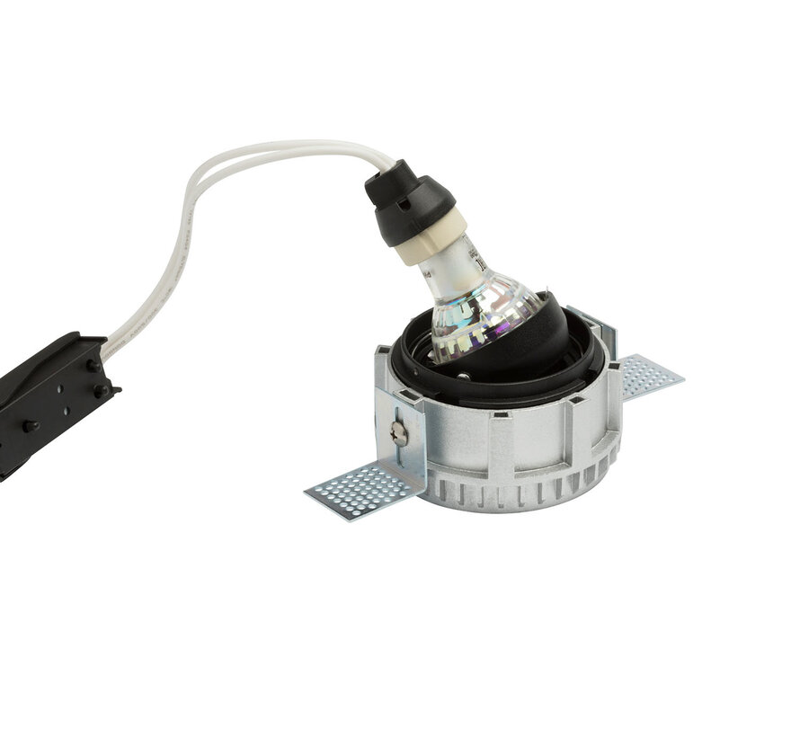 Trimless inbouwspot GU10 Moon 1 Rond Mat Brons - Verstelbaar