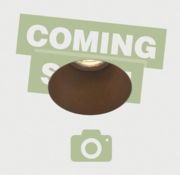 DMQ Inbouwspot GU10 Luna Rond Mat brons  - Extra kleine rand