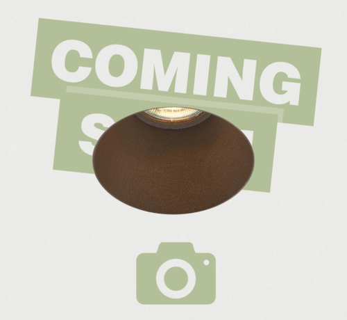 DMQ Inbouwspot GU10 Luna Rond Mat brons  - Extra kleine rand