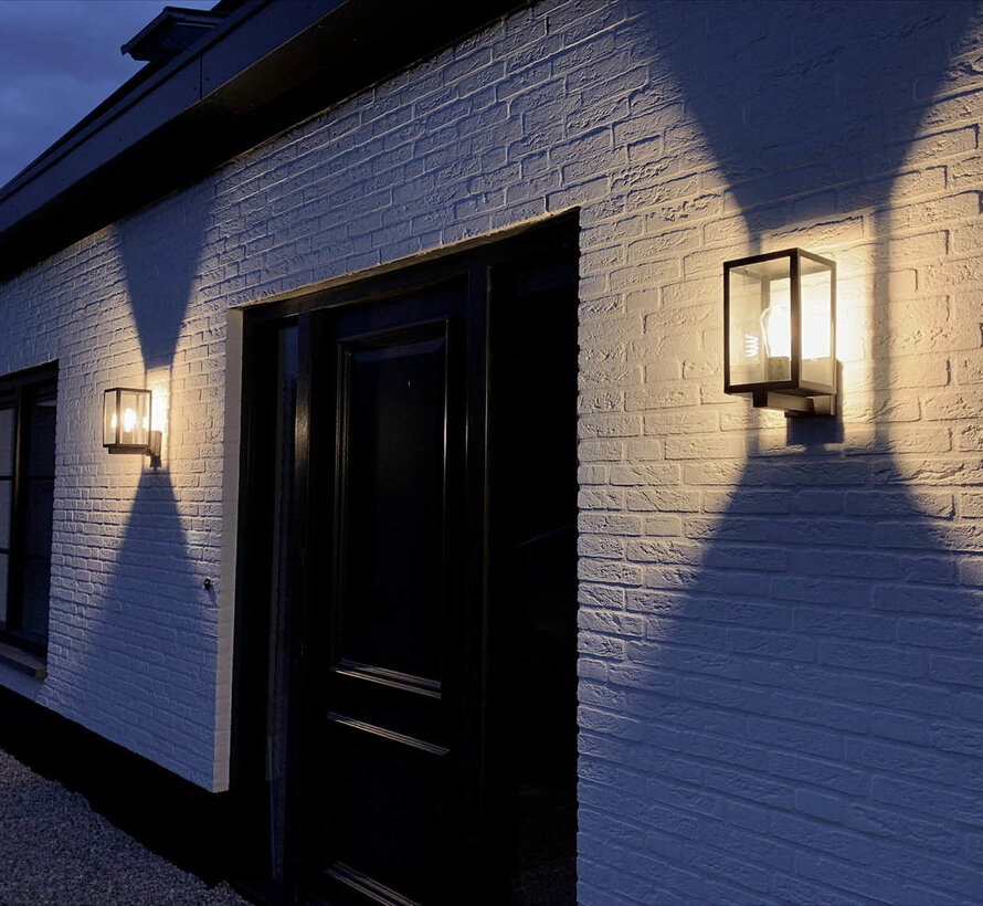 Lantaarn Wandlamp Boston voor Buiten  - Rusty Brons
