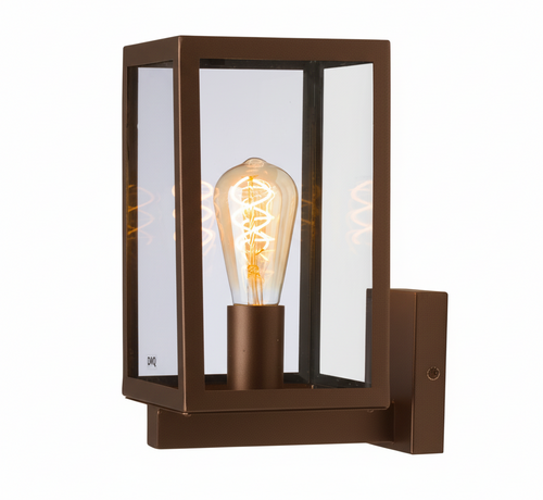 DMQ Lantaarn Wandlamp Boston voor Buiten  - Rusty Brons