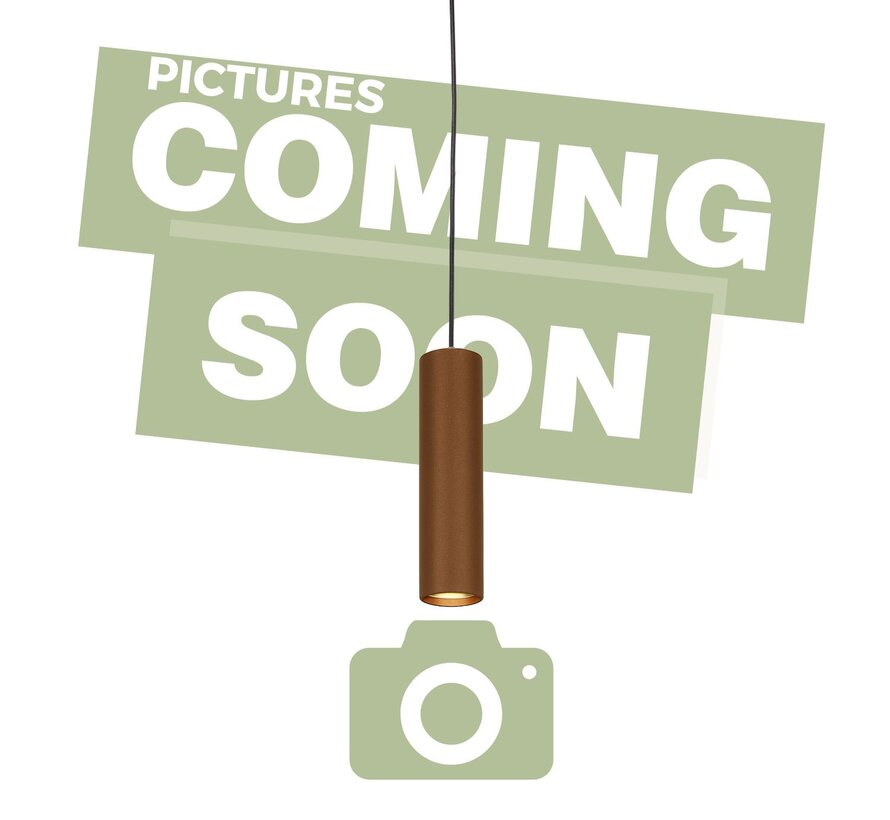 Hanglamp Elmont Tube Mat Brons